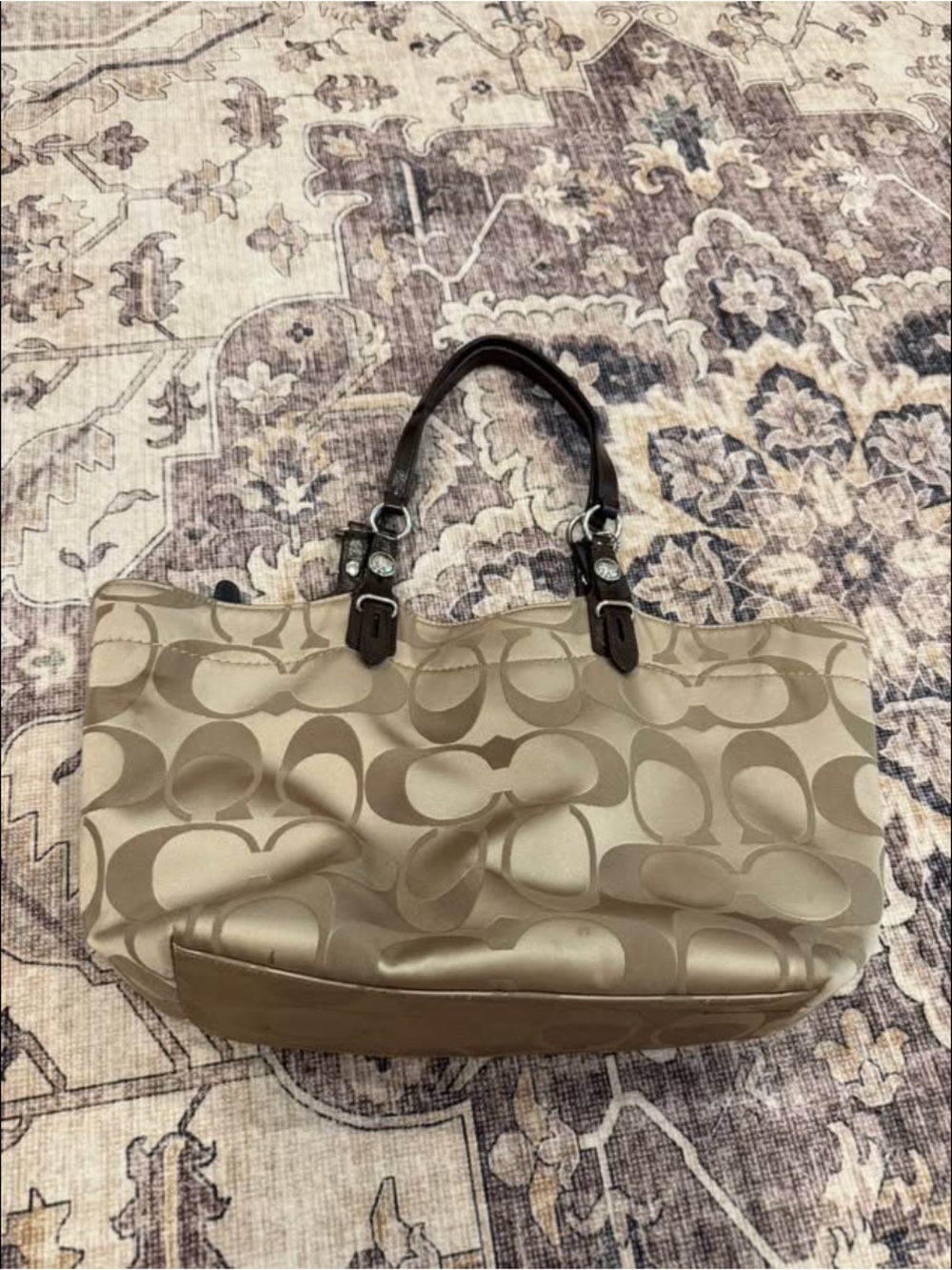 Coach Signature design Large Canvas Tote & Shoulder bag